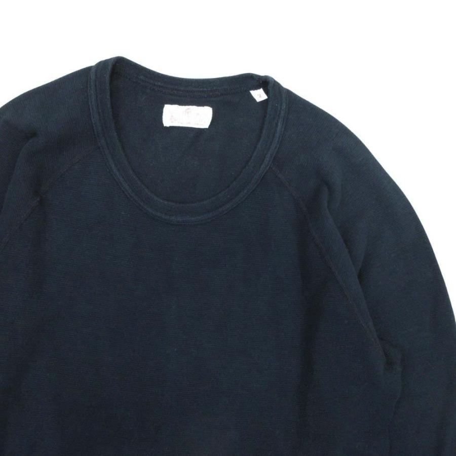 良品 HOLLYWOOD RANCH MARKET ハリウッドランチマーケット Tシャツ カットソー トップス 長袖 クルーネック 2 黒 ブラック メンズ 古着 中古 | HOLLYWOOD RANCH MARKET | 02