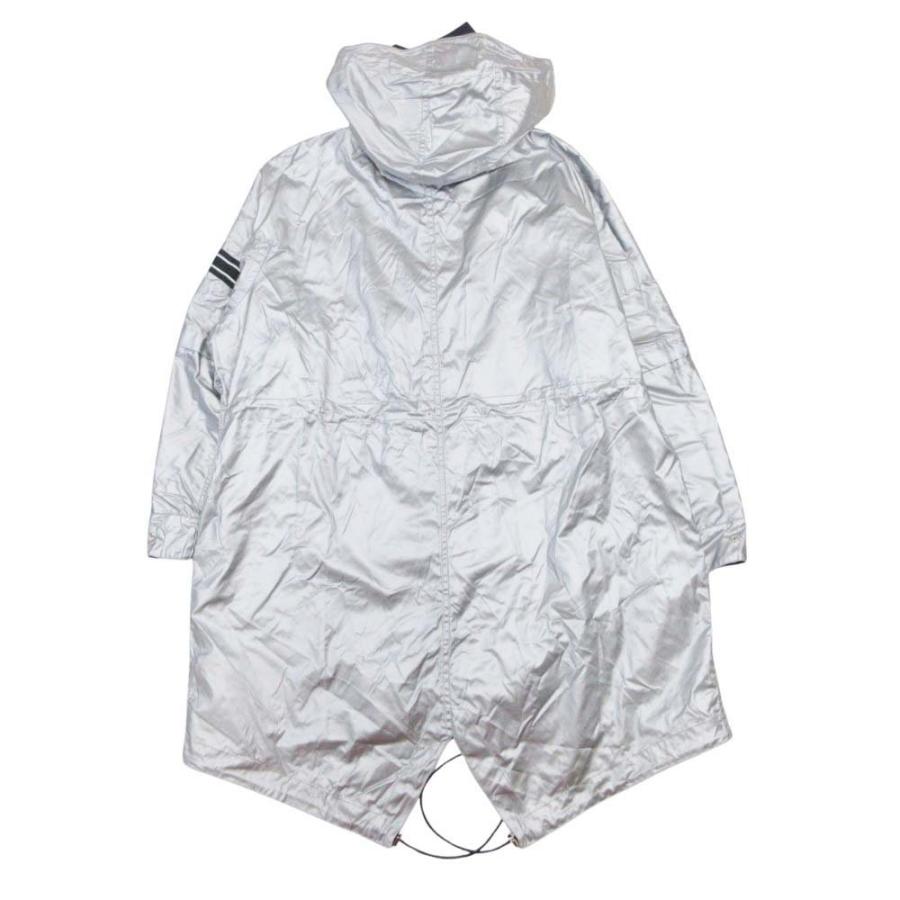 未使用 DIOR HOMME ディオールオム 20aw デサントコラボ スキーカプセルコレクション リバーシブル コート 48 シルバー ネイビー メンズ 古着 中古 | Dior HOMME | 01