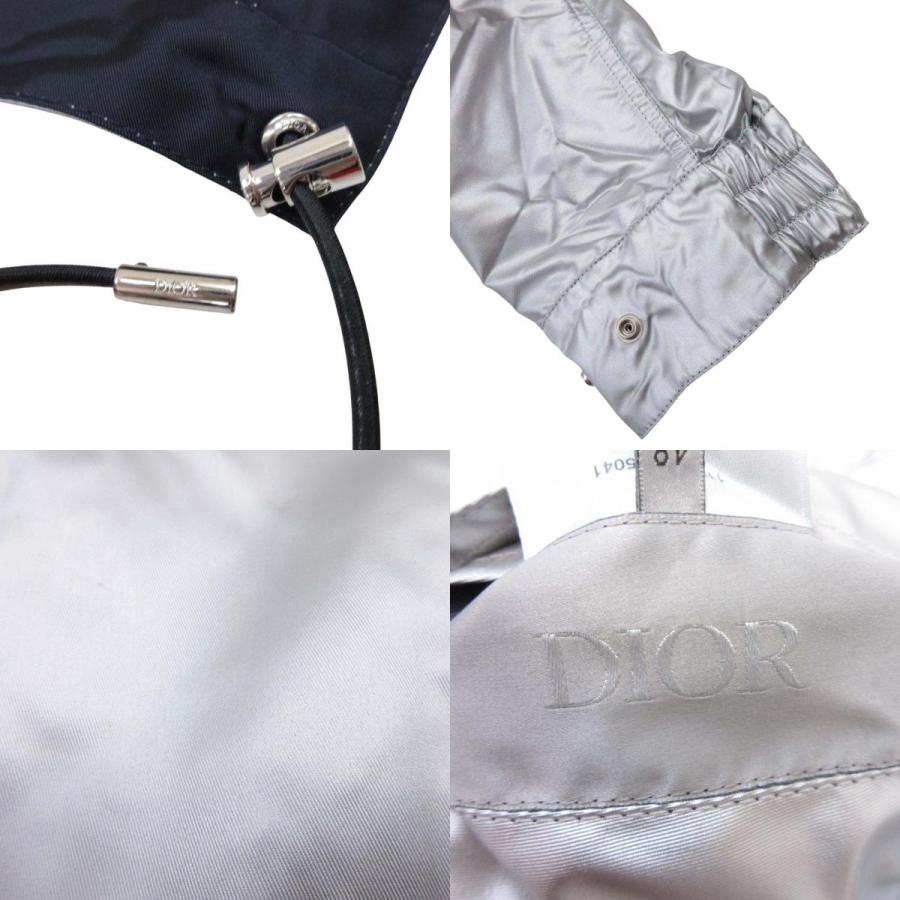 未使用 DIOR HOMME ディオールオム 20aw デサントコラボ スキーカプセルコレクション リバーシブル コート 48 シルバー ネイビー メンズ 古着 中古 | Dior HOMME | 08