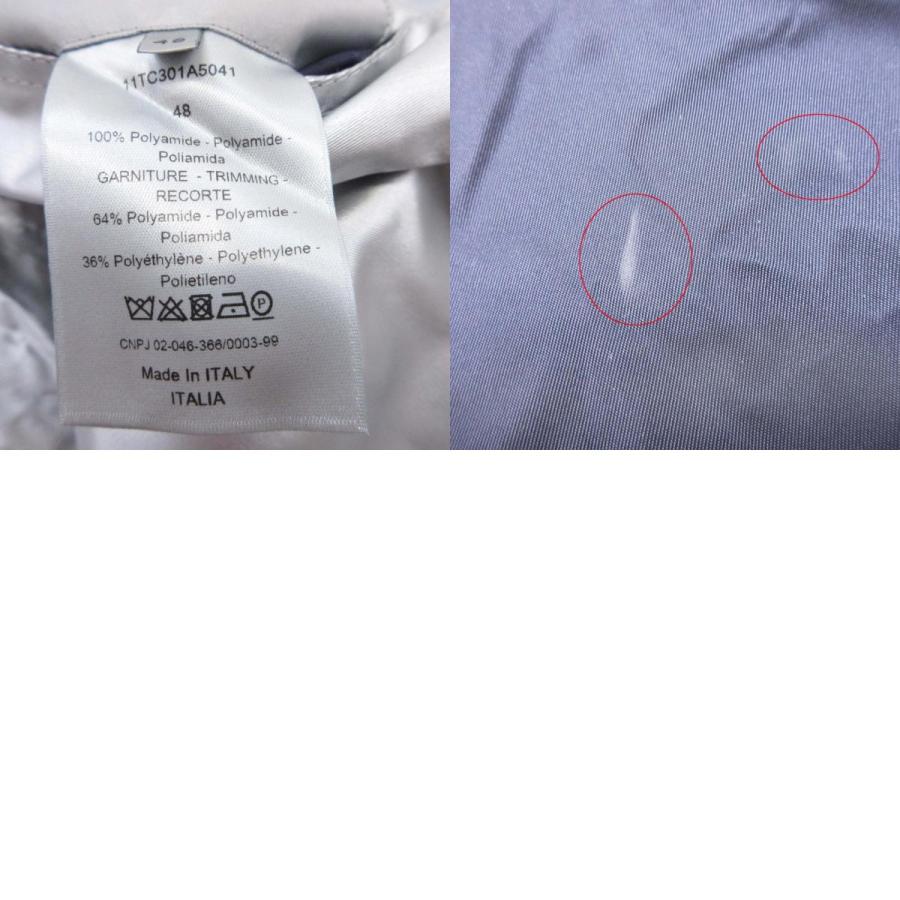 未使用 DIOR HOMME ディオールオム 20aw デサントコラボ スキーカプセルコレクション リバーシブル コート 48 シルバー ネイビー メンズ 古着 中古 | Dior HOMME | 09
