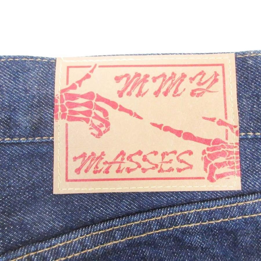 美品 MIHARA YASUHIRO x MASSES ミハラヤスヒロ マシス DENIM PANTS ONE WASH 25aw デニムパンツ セルビッチ ジーンズ 46 インディゴ メンズ 古着 中古 USED MIHARAYASUHIRO 美品 MIHARA YASUHIRO x MASSES ミハラヤスヒロ マシス
