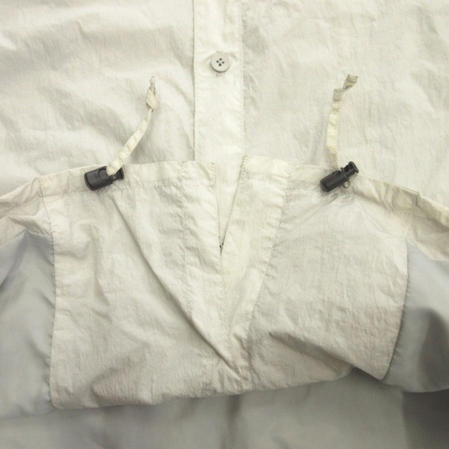 新品同様 ATON エイトン HAND DYED NYLON SHIRT JACKET ハンドダイ ナイロン シャツ ジャケット ブルゾン サイズ2 グレー メンズ 古着 中古 | ATON | 04