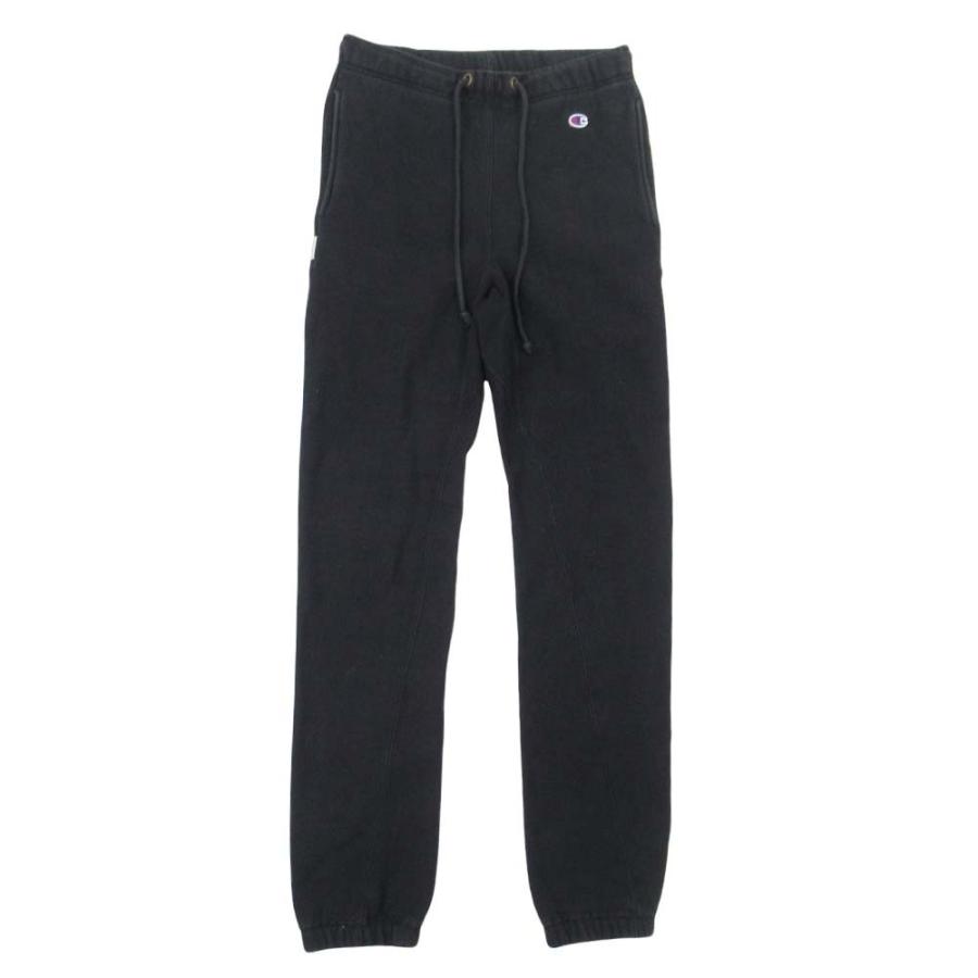 良品 N.HOOLYWOOD x Champion エヌハリウッド チャンピオン 2023年製 リバースウィーブ トラックパンツ スウェット 裏起毛 M 黒 メンズ 古着 中古 USED N.HOOLYWOOD（エヌハリウッド） 良品 N.HOOLYWOOD x Champion
