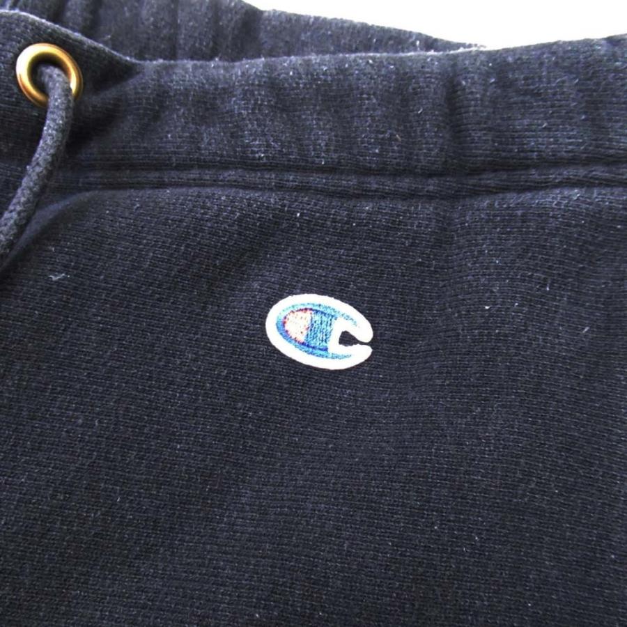 良品 N.HOOLYWOOD x Champion エヌハリウッド チャンピオン 2023年製 リバースウィーブ トラックパンツ スウェット 裏起毛 M 黒 メンズ 古着 中古 USED N.HOOLYWOOD（エヌハリウッド） 良品 N.HOOLYWOOD x Champion