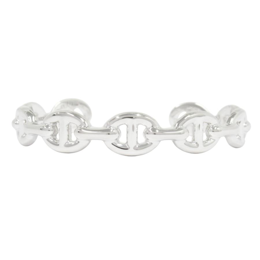 新品同様 HERMES エルメス シェーヌダンクル アンシェネ バングル ブレスレット アクセサリー SV925 サイズSH シルバー メンズ レディース 古着 中古 | HERMES | 01