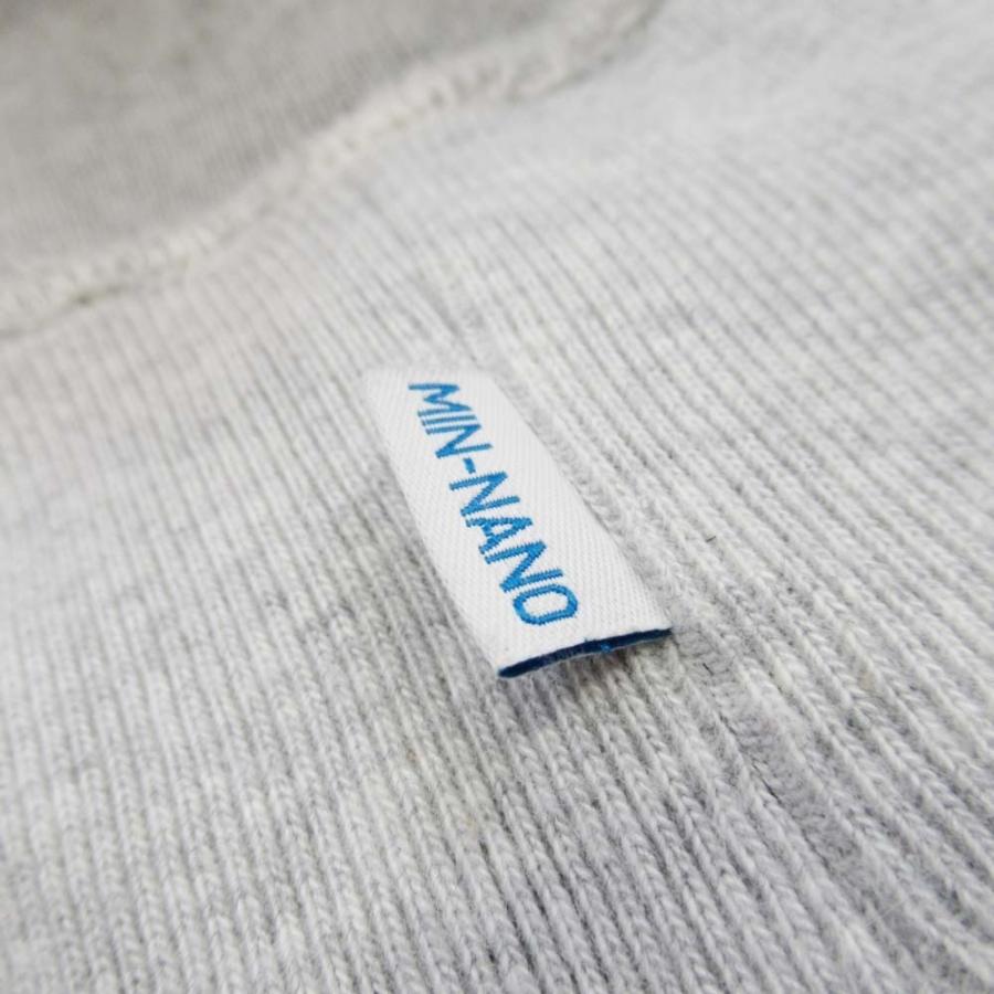 美品 BEAMS 別注 Champion MIN-NANO ビームス チャンピオン ミンナノ リバースウィーブ カレッジプリント スウェット L 杢グレー メンズ 古着 中古 USED BEAMS（ビームス） 美品 別注 Champion MIN-NANO チャンピオン