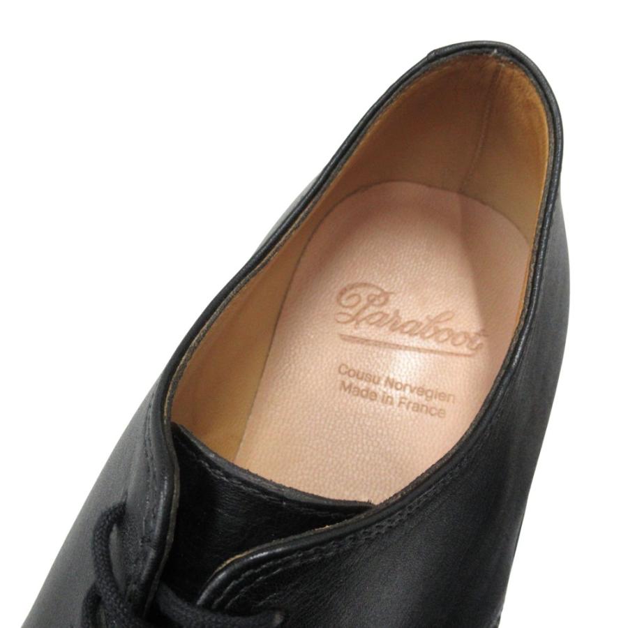 新品同様 Paraboot パラブーツ ARLES アルル レザー シューズ 革靴 サイズUK6 24.5cm 黒 ブラック メンズ 古着 中古 | Paraboot | 04