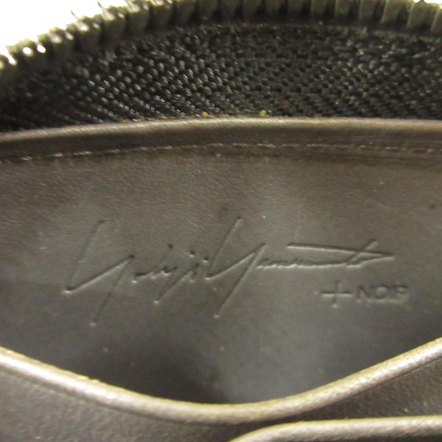 良品 Yohji Yamamoto +NOIR ヨウジヤマモト プリュス ノアール タッセル レザー カードケース 財布 黒 ブラック メンズ レディース 古着 中古 | YOHJI YAMAMOTO +NOIR | 07