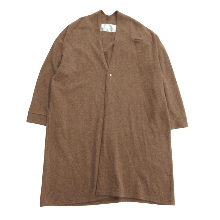 美品 Dulcamara ドゥルカマラ ウール アンゴラ ロング カーディガン ニット セーター 1B サイズ1 茶 ブラウン メンズ 古着 中古 | Dulcamara
