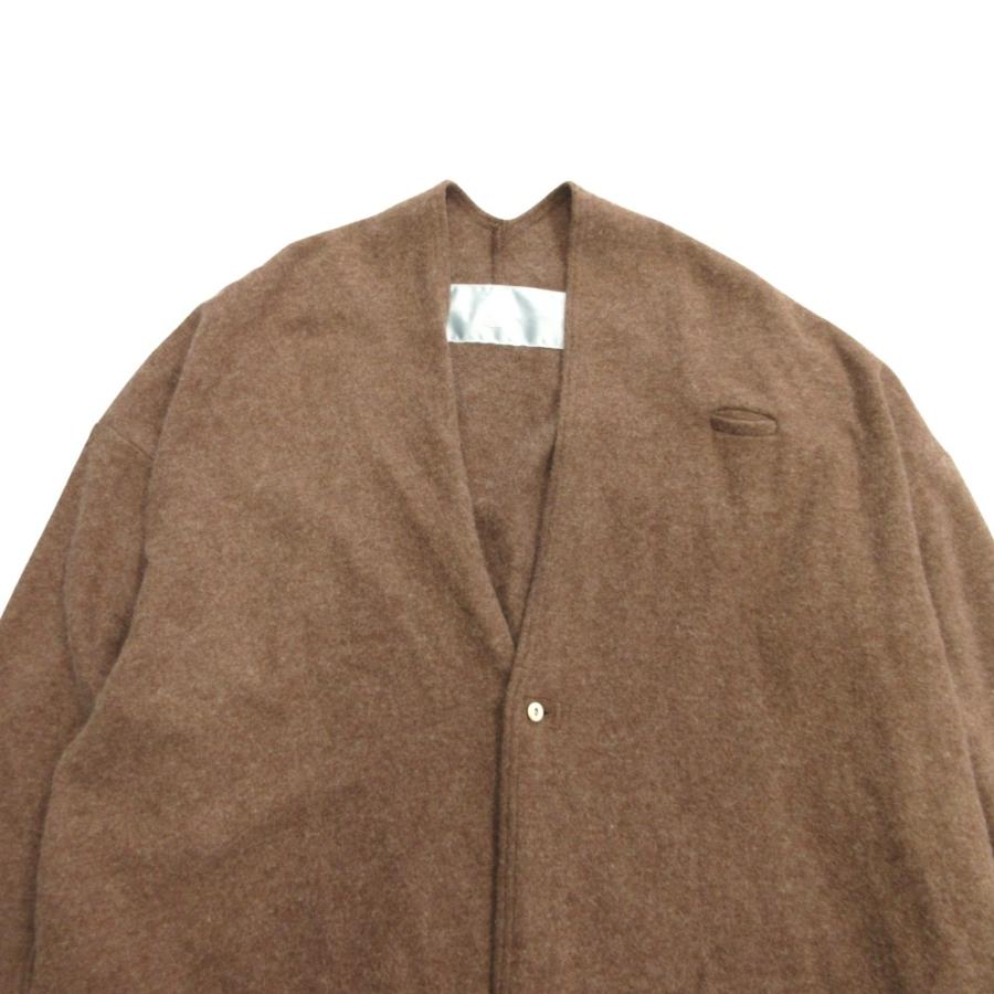 美品 Dulcamara ドゥルカマラ ウール アンゴラ ロング カーディガン ニット セーター 1B サイズ1 茶 ブラウン メンズ 古着 中古 | Dulcamara | 02