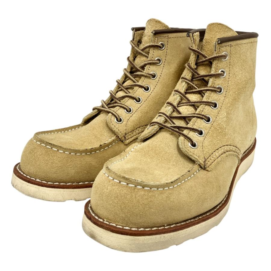 美品 RED WING レッドウィング 6インチ クラシックモック ワーク ブーツ シューズ 靴 22年製 サイズUS8 26cm ベージュ メンズ 古着 中古 |  | 02