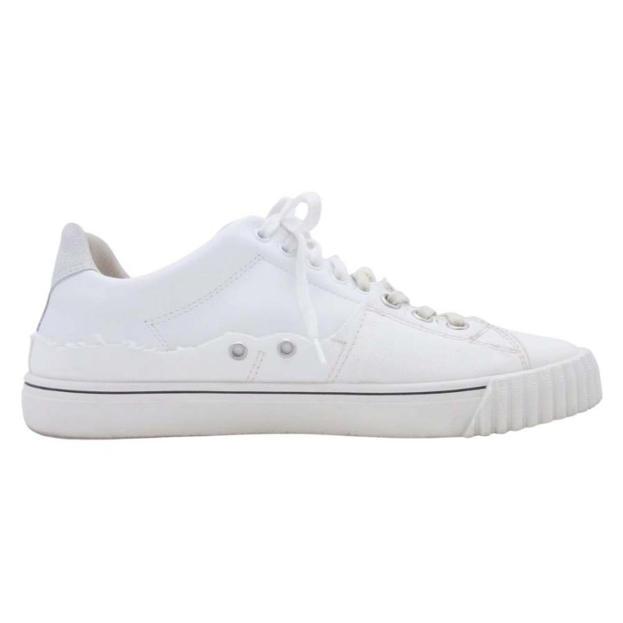 美品 Maison Margiela 22 メゾンマルジェラ EVOLUTION LOW TOP エボリューション スニーカー レイヤード 再構築 43/28.0 白 ホワイト メンズ 古着 中古 | Maison Margiela | 01