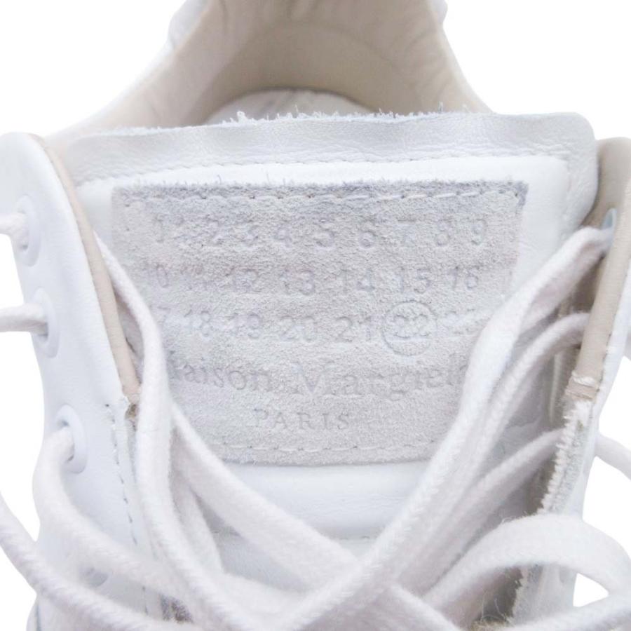 美品 Maison Margiela 22 メゾンマルジェラ EVOLUTION LOW TOP エボリューション スニーカー レイヤード 再構築 43/28.0 白 ホワイト メンズ 古着 中古 | Maison Margiela | 08