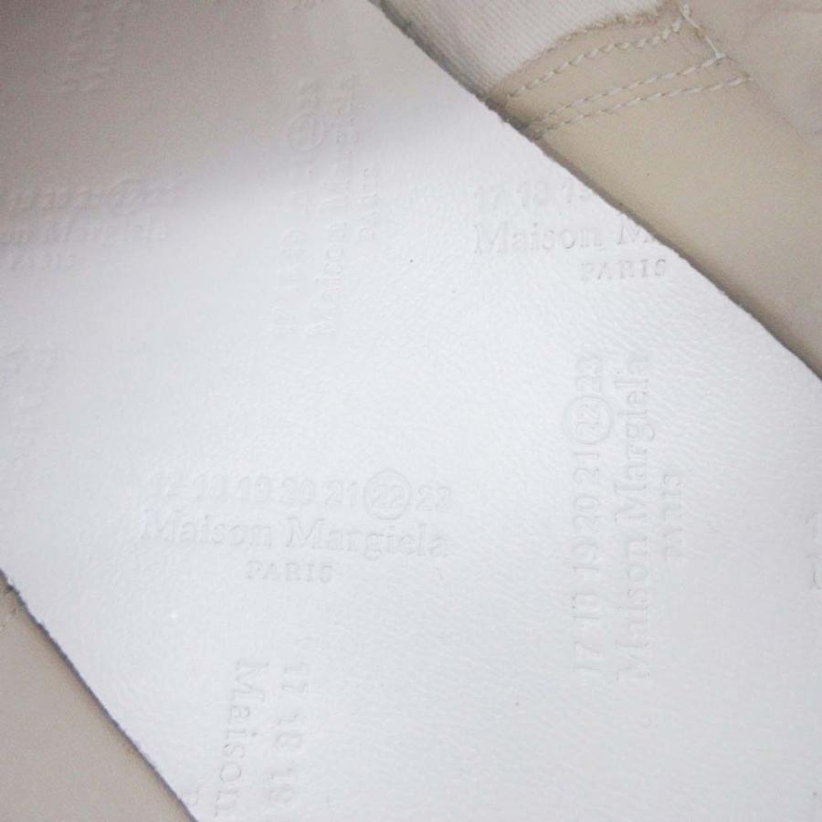 美品 Maison Margiela 22 メゾンマルジェラ EVOLUTION LOW TOP エボリューション スニーカー レイヤード 再構築 43/28.0 白 ホワイト メンズ 古着 中古 | Maison Margiela | 09