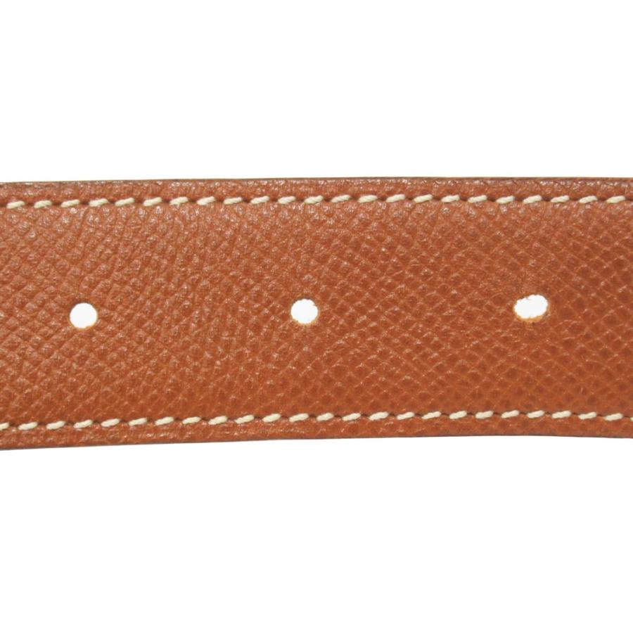 HERMES エルメス ホースシュー バックル ベルト クシュベル レザー ヴィンテージ サイズ72cm 茶 ブラウン レディース 古着 中古 | HERMES | 04