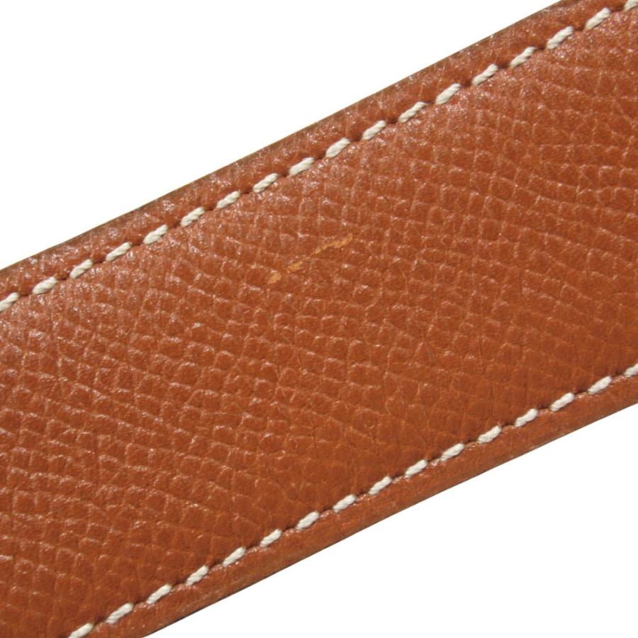 HERMES エルメス ホースシュー バックル ベルト クシュベル レザー ヴィンテージ サイズ72cm 茶 ブラウン レディース 古着 中古 | HERMES | 05