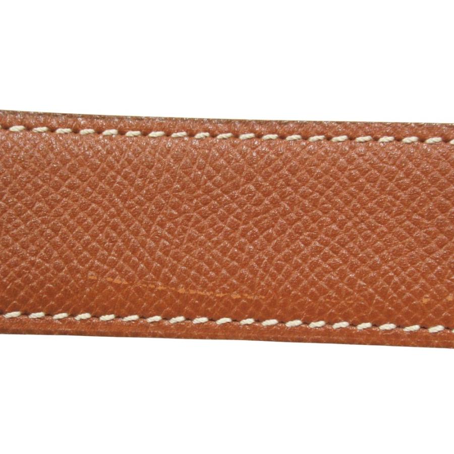 HERMES エルメス ホースシュー バックル ベルト クシュベル レザー ヴィンテージ サイズ72cm 茶 ブラウン レディース 古着 中古 | HERMES | 06