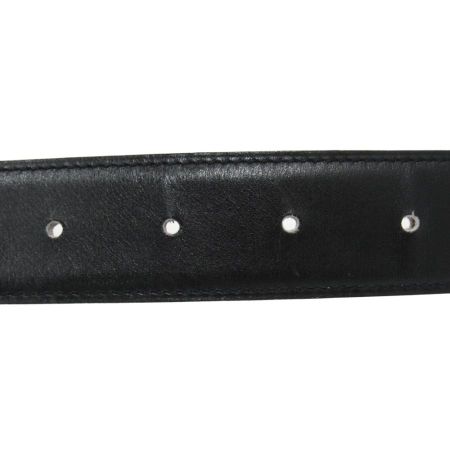 良品 HERMES エルメス Hバックル リバーシブル ベルト ボックスカーフ レザー □B刻印 1998年製 サイズ65cm ブラック/ブラウン メンズ 古着 中古 | HERMES | 04