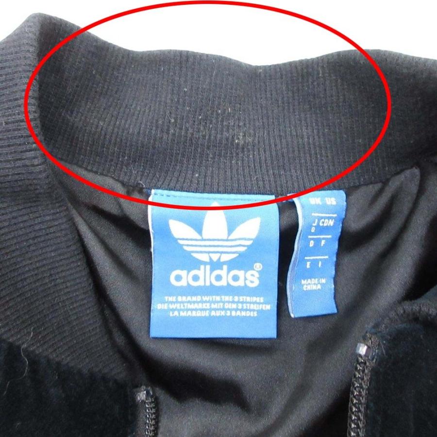 良品 adidas Originals アディダスオリジナルス ベロア トラックジャケット ブルゾン ジップアップ アウター ジャージ O 紺 ネイビー メンズ 古着 中古 | adidas Originals | 05