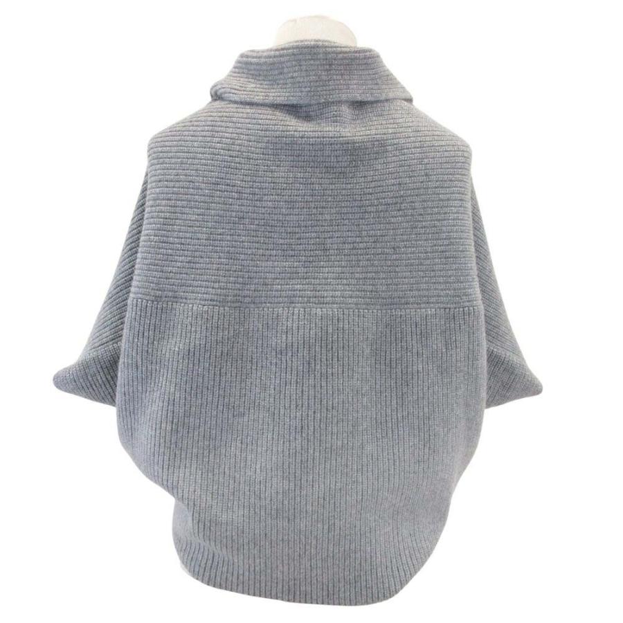 美品 FABIANA FILIPPI ファビアナ フィリッピ カシミヤ100％ ニット ラウンドカーディガン ボレロ ショート 変形 羽織 グレー レディース 古着 中古 | FABIANA FILIPPI | 01