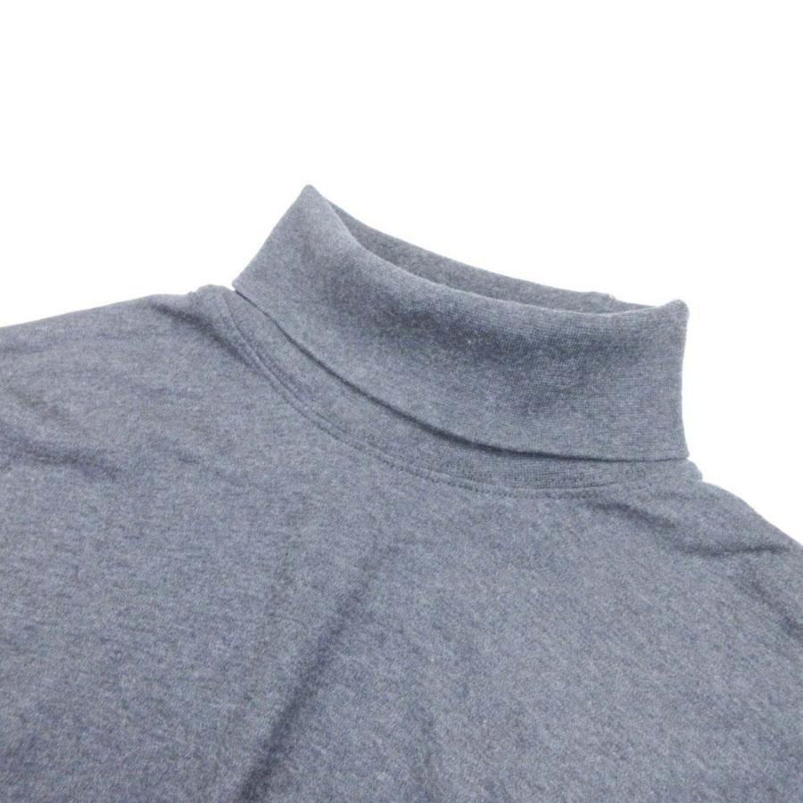 美品 Brooks Brothers ブルックスブラザーズ タートルネック トップス カットソー コットン ストレッチ M グレー メンズ 古着 中古 | BROOKS BROTHERS | 02