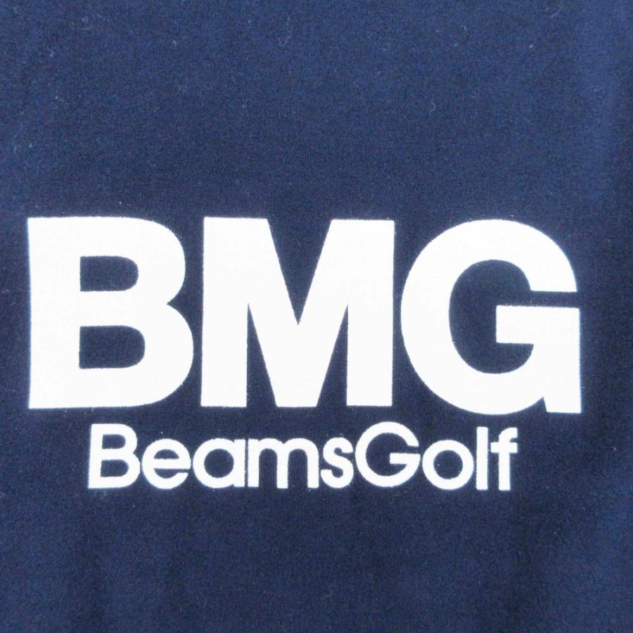 良品 BEAMS GOLF ビームスゴルフ BMG プレミアウォーム タートルネック シャツ トップス カットソー 長袖 ゴルフウェア M 紺 ネイビー メンズ 古着 中古 | BEAMS GOLF | 03
