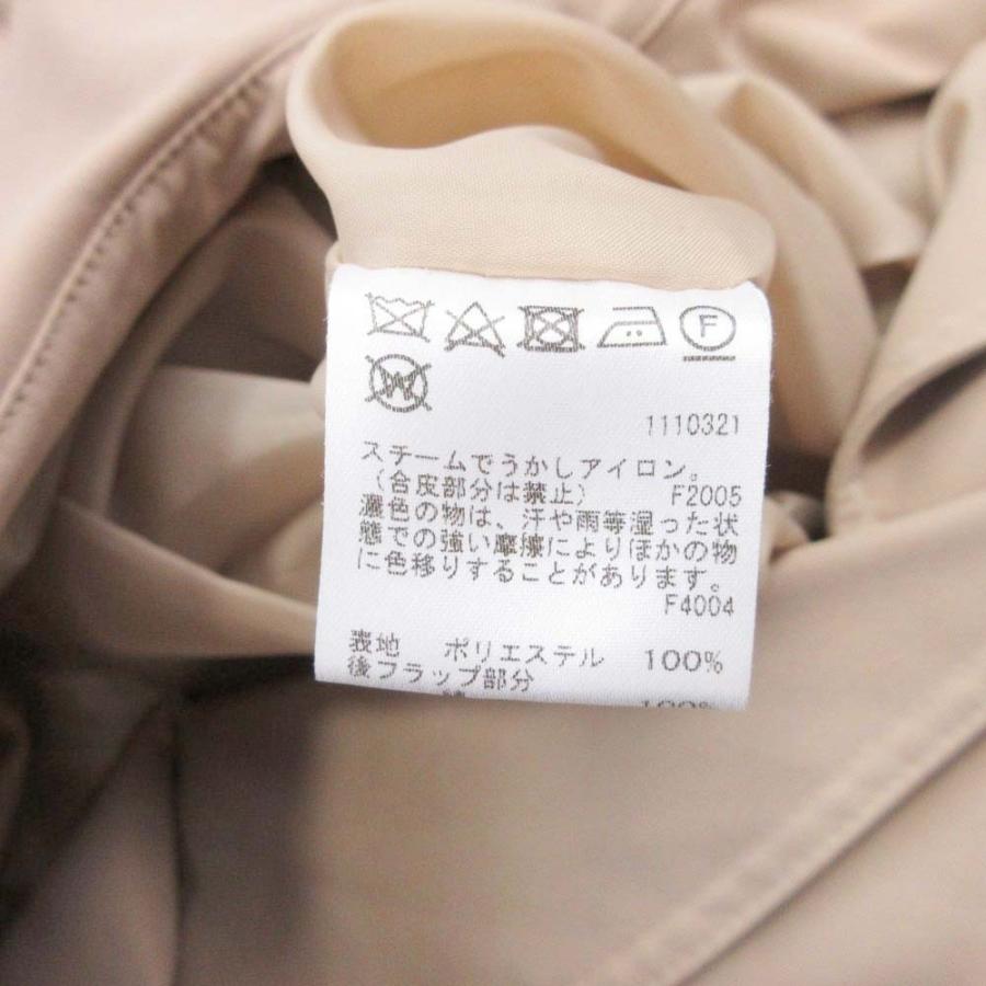 美品 AMERI アメリ 19ss BACK PLEATS TRENCH バックプリーツ トレンチコート ジャケット アウター ロング ベージュ レディース 古着 中古 | Ameri | 07