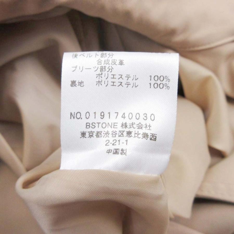 美品 AMERI アメリ 19ss BACK PLEATS TRENCH バックプリーツ トレンチコート ジャケット アウター ロング ベージュ レディース 古着 中古 | Ameri | 08