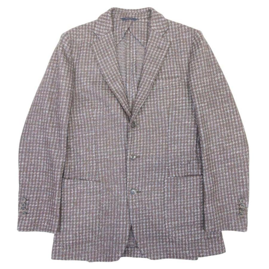 美品 Brooks Brothers ブルックスブラザーズ REGENT テーラードジャケット ブレザー 千鳥格子 チェック ウール 38R 茶 ブラウン メンズ 古着 中古 USED 美品 Brooks Brothers ブルックスブラザーズ REGENT テーラード