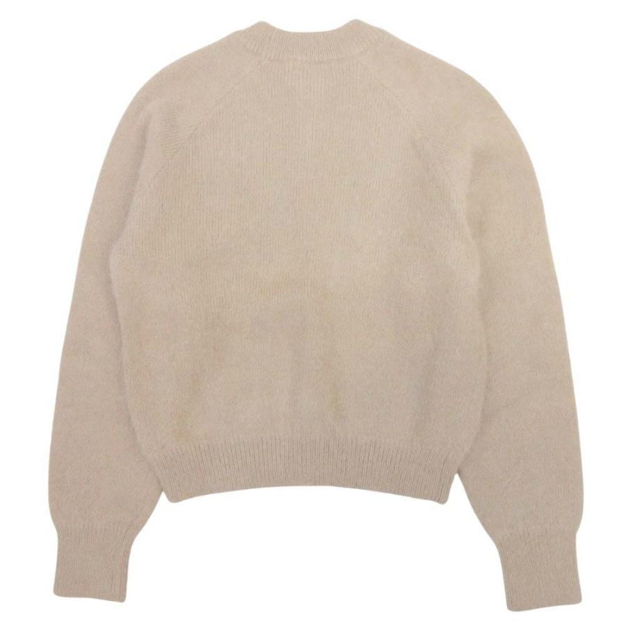 美品 CLANE クラネ ANGORA COMPACT KNIT TOPS コットンアンゴラニット セーター プルオーバー コンパクト 1 長袖 ベージュ レディース 古着 中古 | CLANE | 01