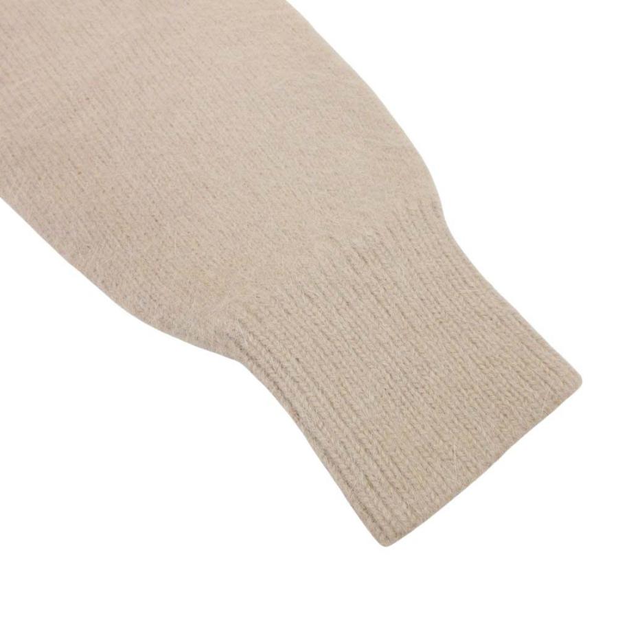 美品 CLANE クラネ ANGORA COMPACT KNIT TOPS コットンアンゴラニット セーター プルオーバー コンパクト 1 長袖 ベージュ レディース 古着 中古 | CLANE | 03