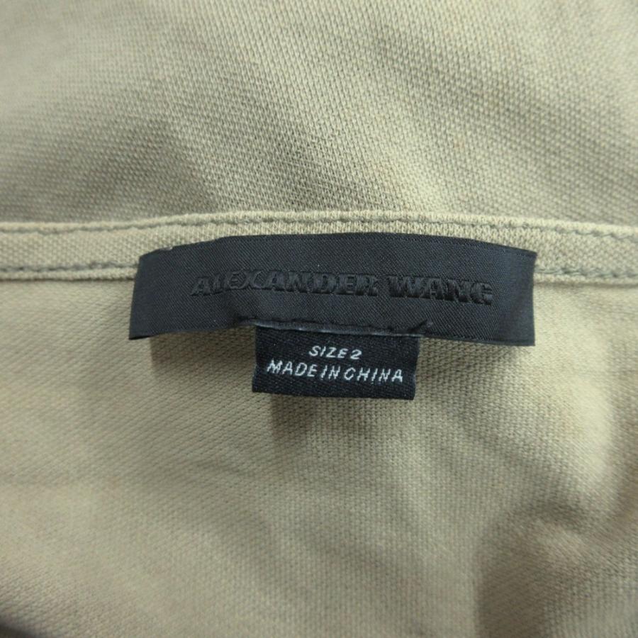 良品 Alexander Wang アレキサンダーワン ワンピース ドレス スカート リボン ひざ丈 ノースリーブ サイズ2 緑 グリーン系 レディース 古着 中古 | alexanderwang | 03