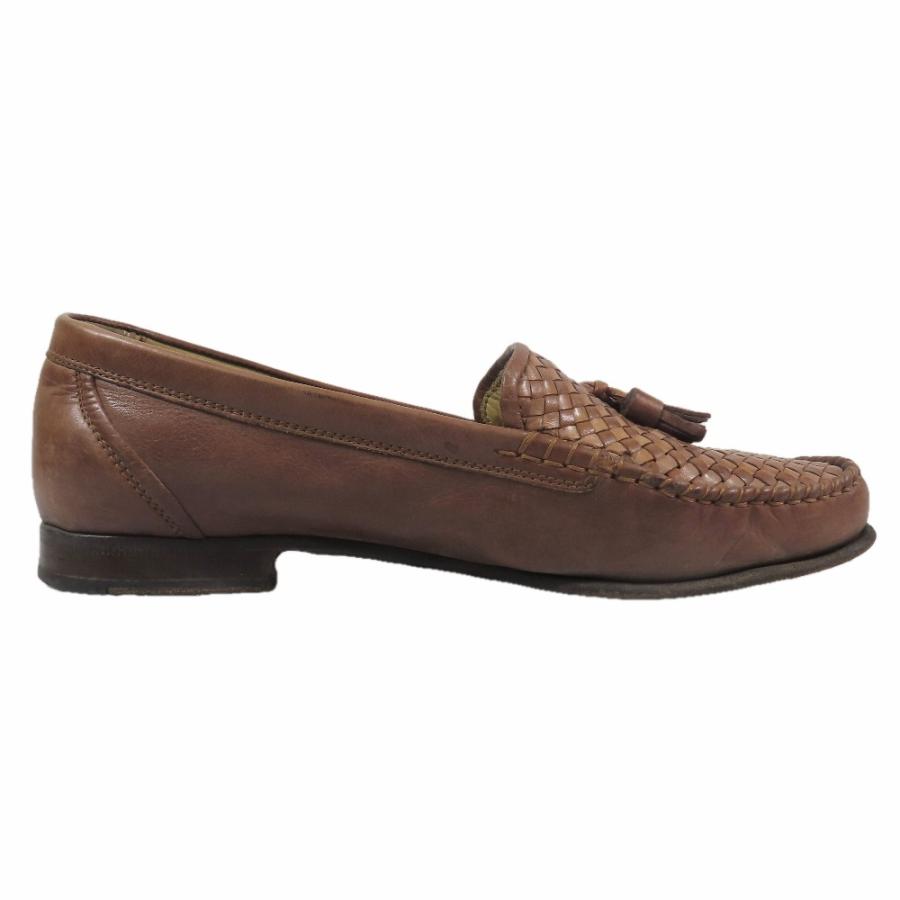 BALLY バリー タッセル 編み込み メッシュ レザー ローファー スリッポン シューズ 36 ブラウン レディース 古着 中古 | Bally | 03