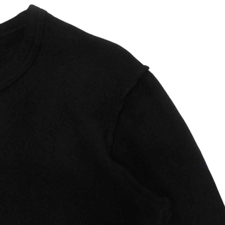 美品 tricot COMME des GARCONS トリココムデギャルソン 製品染め ウール ニット セーター 長袖 レース 刺繍 バラ 黒 ブラック レディース 古着 中古 | tricot COMME des GARCONS | 04