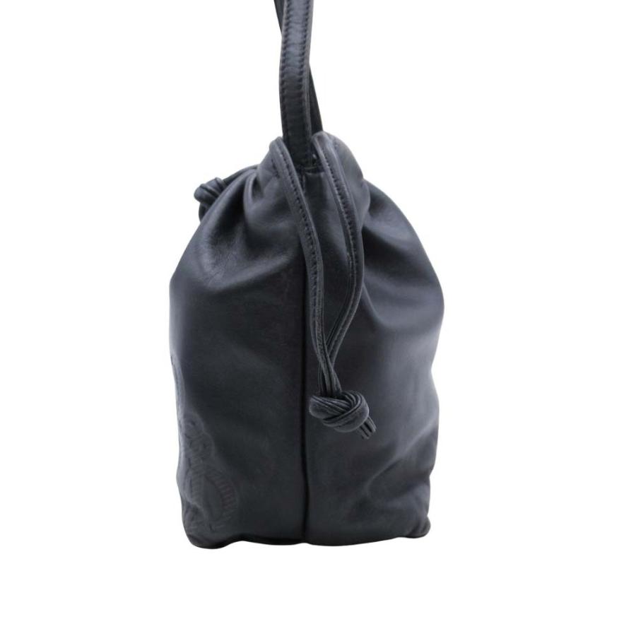 LOEWE（ロエベ） 良品 vintage アナグラム ロゴ型押し 巾着 ショルダー