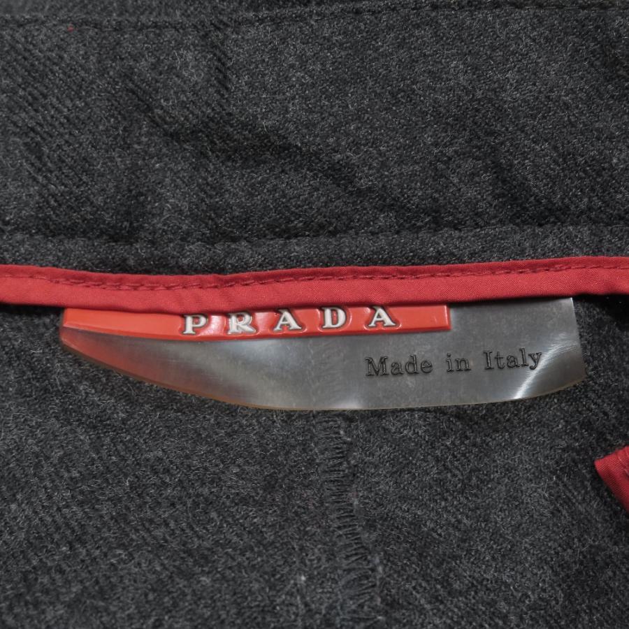 PRADA（プラダ） 良品 ウール スラックス ストレートパンツ ジップ