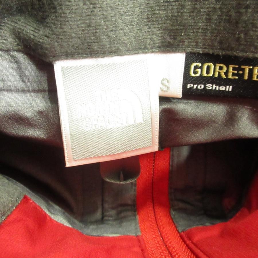 美品 THE NORTH FACE ザ・ノースフェイス RAINTEX PLASMA レインスーツ セットアップ ジャケット パンツ NPW11212 S 赤 レッド レディース 古着 中古 | THE NORTH FACE | 08