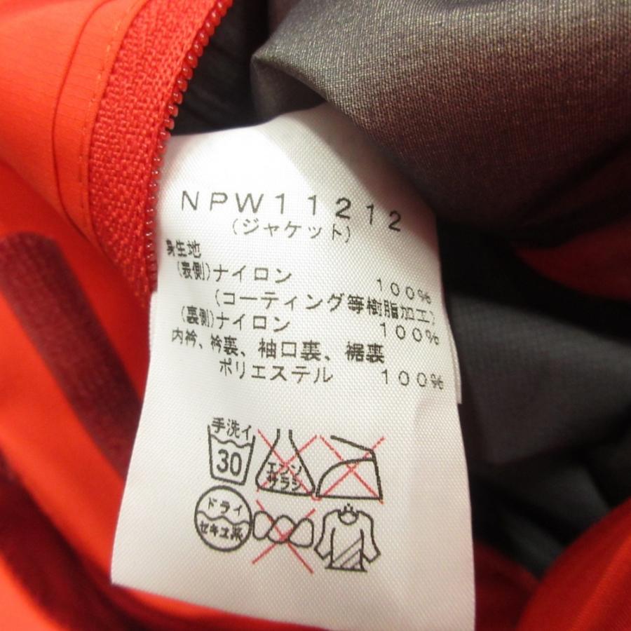 美品 THE NORTH FACE ザ・ノースフェイス RAINTEX PLASMA レインスーツ セットアップ ジャケット パンツ NPW11212 S 赤 レッド レディース 古着 中古 | THE NORTH FACE | 09