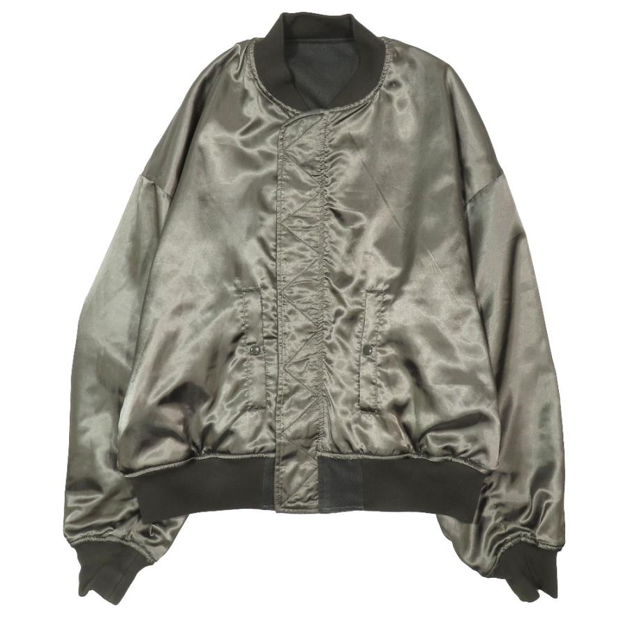 新品同様 BEAMS ビームス Fade Bomber Jacket フェード ボンバージャケット ショート丈 リバーシブル ブルゾン XL オリーブ メンズ 古着 中古 USED BEAMS（ビームス） 新品同様 Fade Bomber Jacket フェード ボンバー