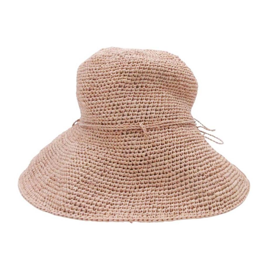 良品 HELEN KAMINSKI ヘレンカミンスキー PROVENCE10 プロヴァンス クラウンハット ラフィア 麦わら帽子 ストローハット ベージュ レディース 古着 中古 | Helen Kaminski