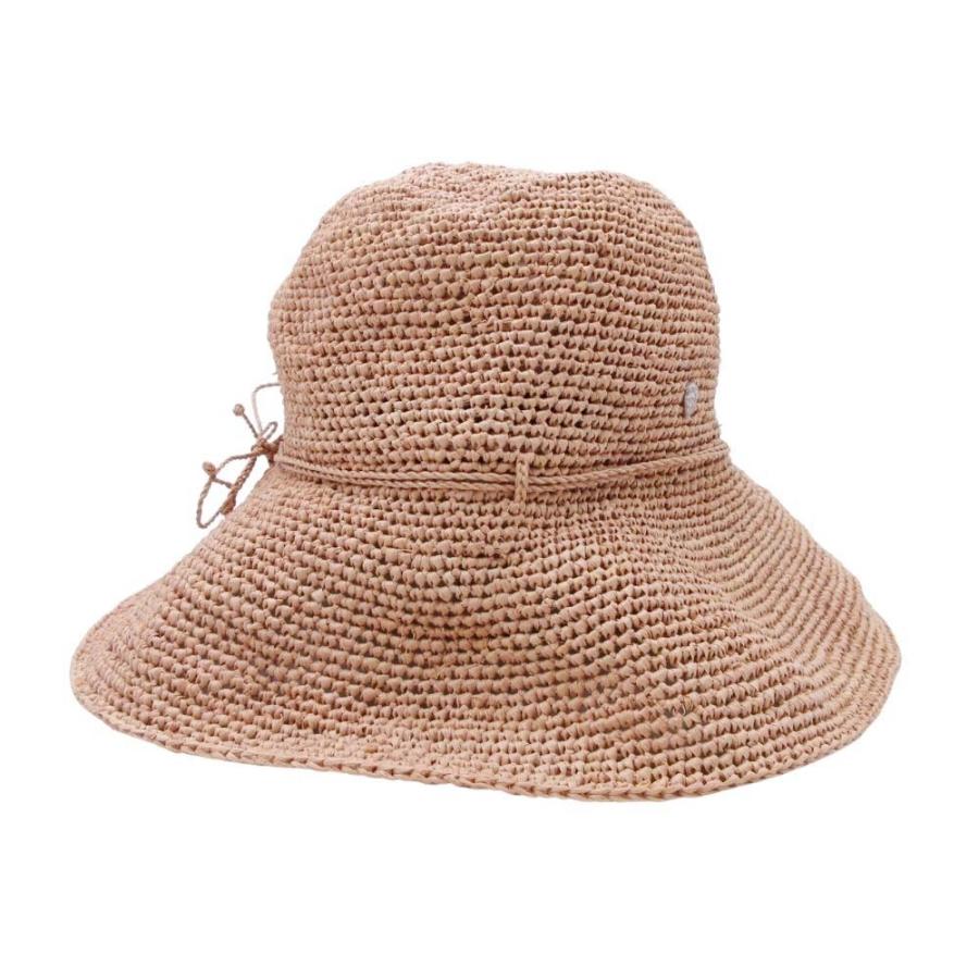 良品 HELEN KAMINSKI ヘレンカミンスキー PROVENCE10 プロヴァンス クラウンハット ラフィア 麦わら帽子 ストローハット ベージュ レディース 古着 中古 | Helen Kaminski | 02