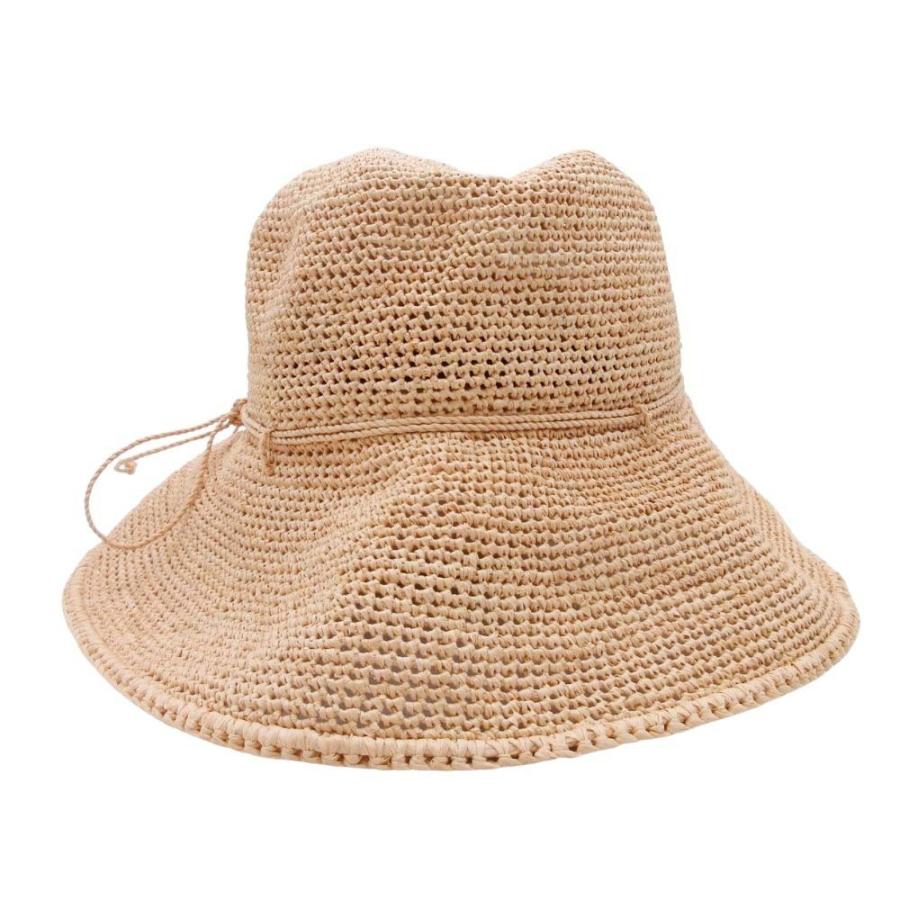 良品 HELEN KAMINSKI ヘレンカミンスキー PROVENCE10 プロヴァンス クラウンハット ラフィア 麦わら帽子 ストローハット ベージュ レディース 古着 中古 | Helen Kaminski | 02