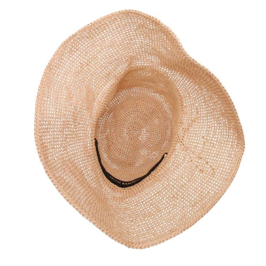 良品 HELEN KAMINSKI ヘレンカミンスキー PROVENCE10 プロヴァンス クラウンハット ラフィア 麦わら帽子 ストローハット ベージュ レディース 古着 中古 | Helen Kaminski | 06