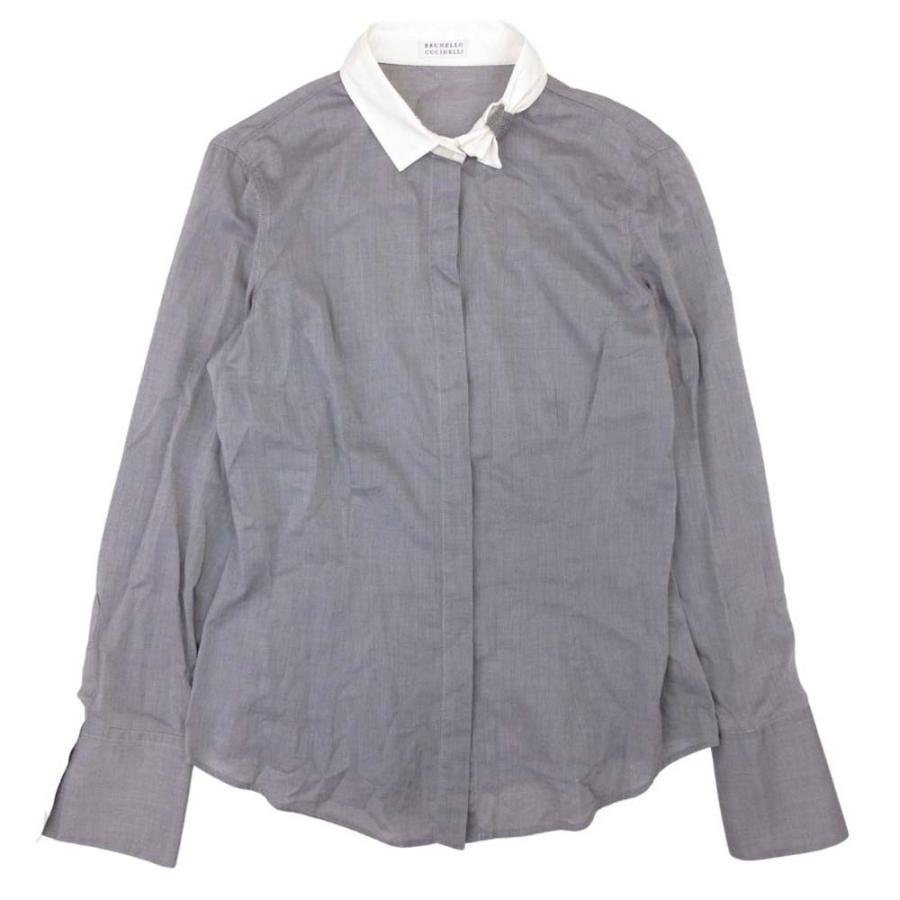 BRUNELLO CUCINELLI（ブルネロクチネリ） 美品 クレリックシャツ 