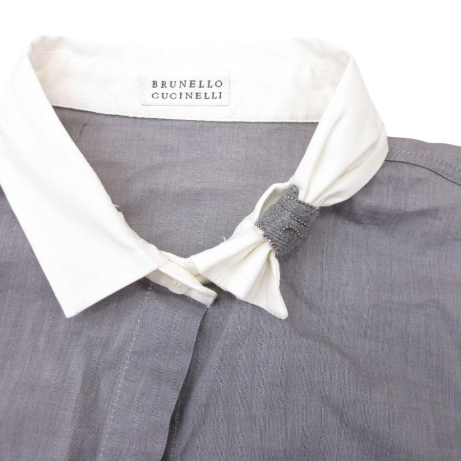 BRUNELLO CUCINELLI（ブルネロクチネリ） 美品 クレリックシャツ 