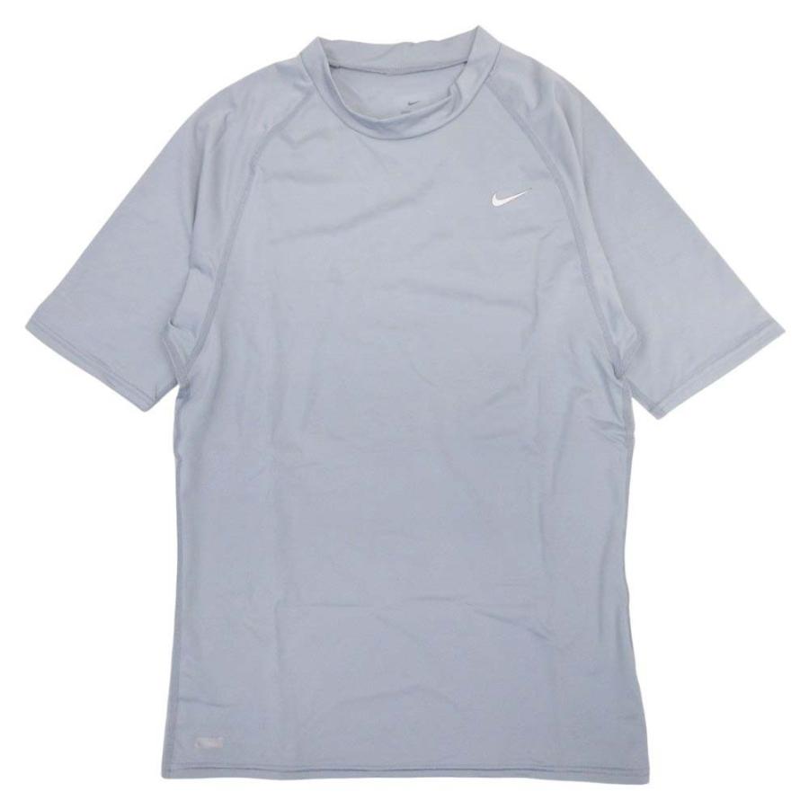 美品 NIKE ナイキ DRI-FIT ロゴプリント パフォーマンスシャツ カットソー トップス 半袖 ストレッチ XXL グレー メンズ 古着 中古 | NIKE