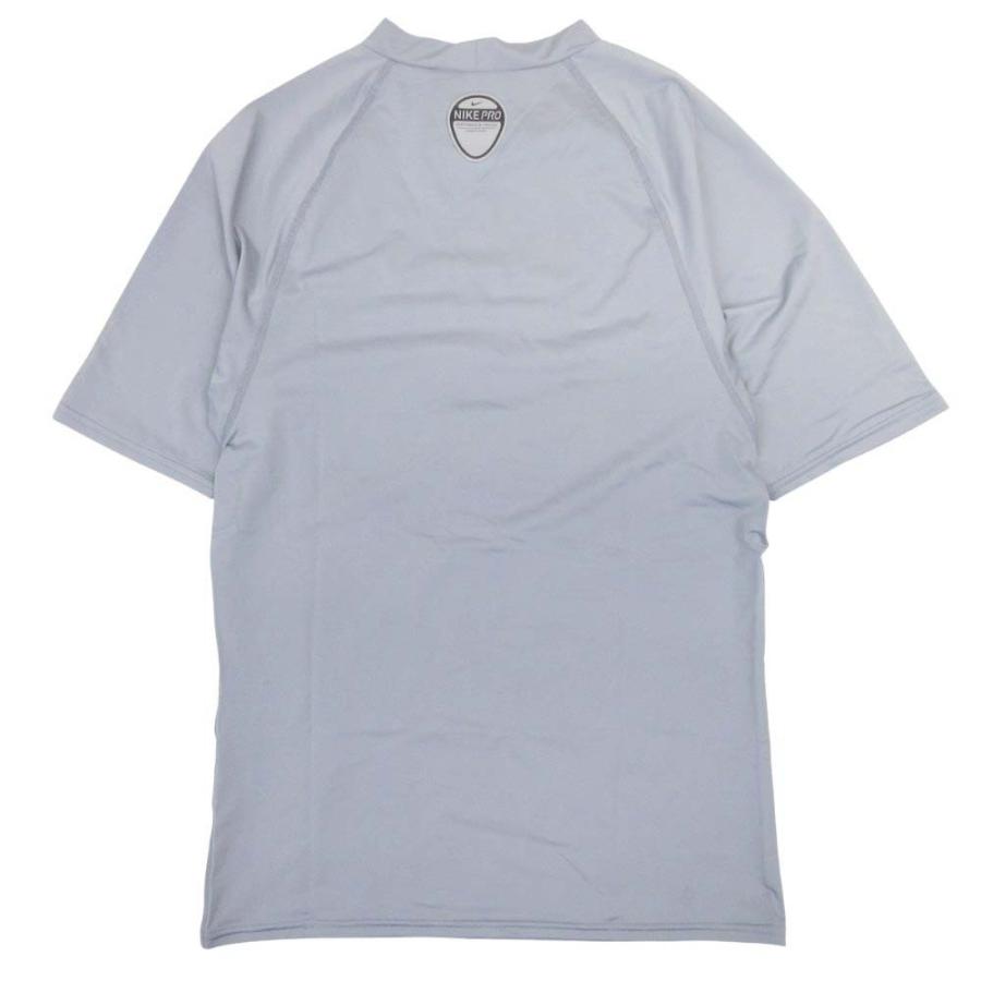 美品 NIKE ナイキ DRI-FIT ロゴプリント パフォーマンスシャツ カットソー トップス 半袖 ストレッチ XXL グレー メンズ 古着 中古 | NIKE | 01