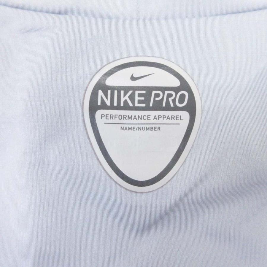 美品 NIKE ナイキ DRI-FIT ロゴプリント パフォーマンスシャツ カットソー トップス 半袖 ストレッチ XXL グレー メンズ 古着 中古 | NIKE | 04