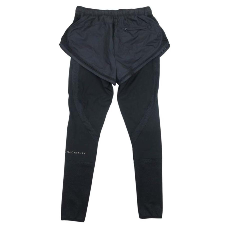 美品 adidas by Stella McCartney アディダスバイステラマッカートニー レイヤード トレーニングウェア パンツ M 黒 ブラック レディース 古着 中古 | adidas by Stella McCartney | 01