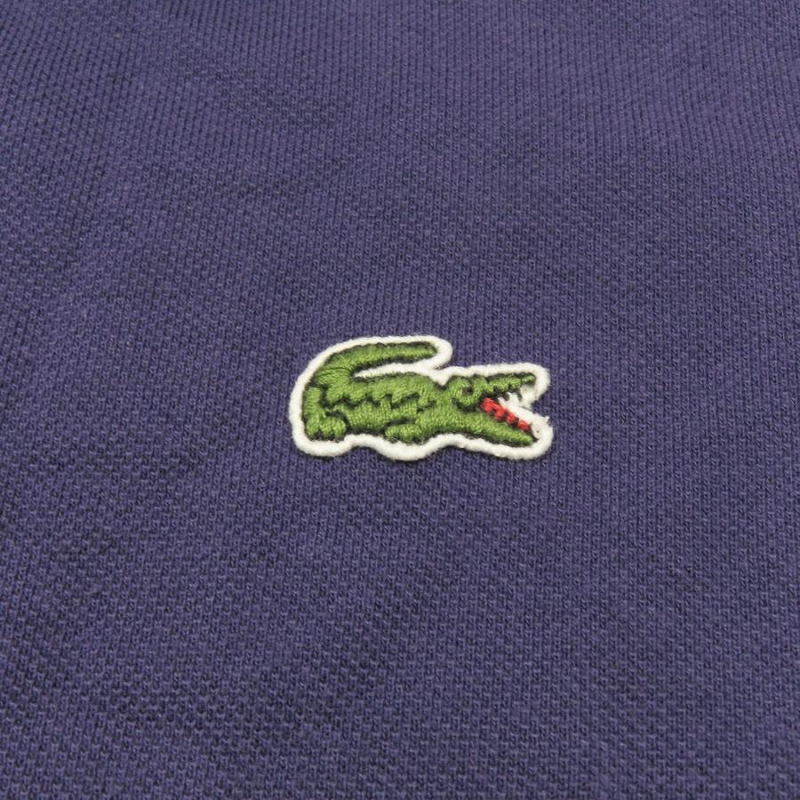 良品 LACOSTE ラコステ ポロシャツ ブラウス 半袖 ワンポイント ロゴ カットソー コットン 40 パープル レディース 古着 中古 | LACOSTE | 05